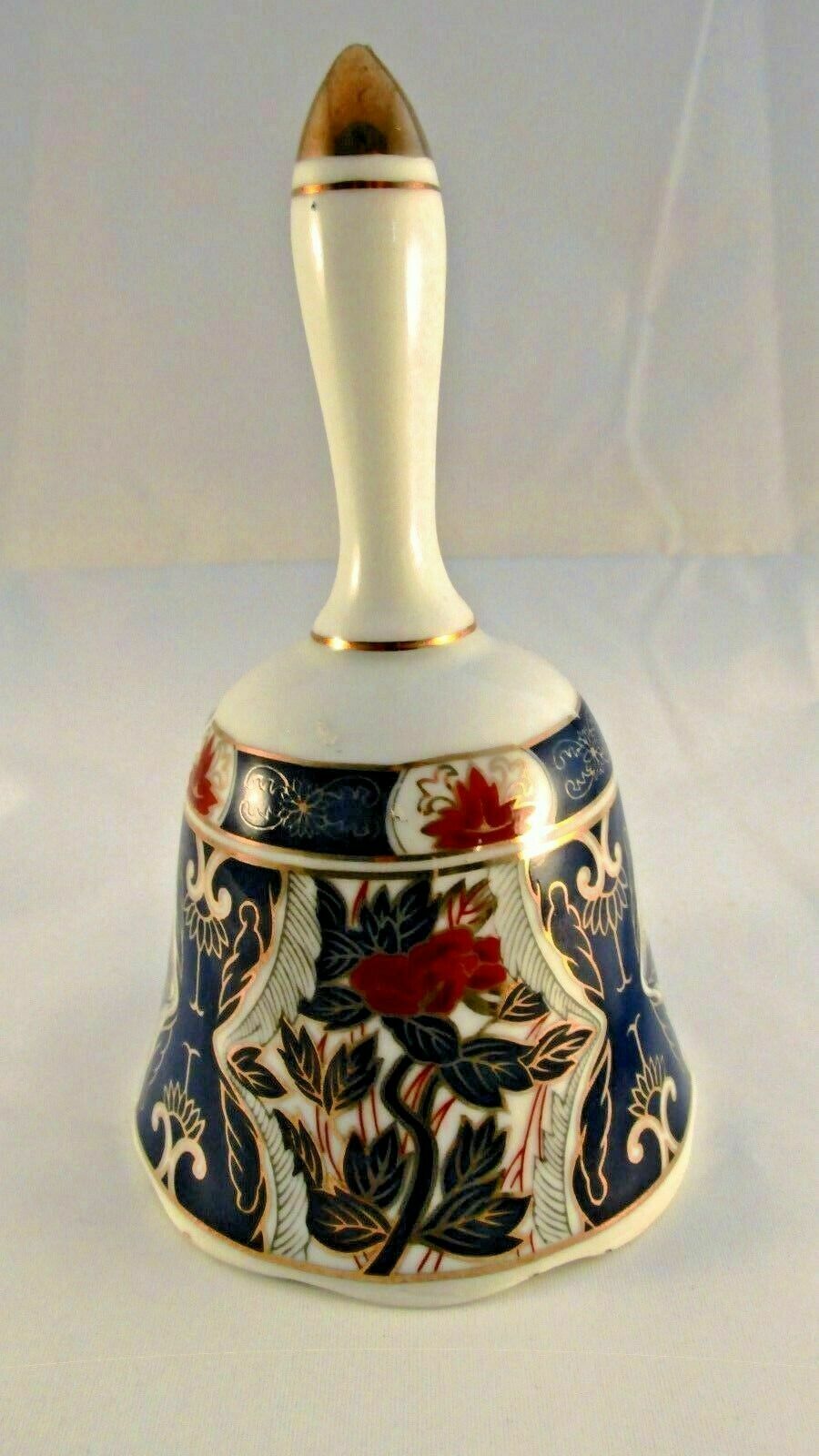 Imari Porcelain Oriental Design Bell Asian Made In Japan