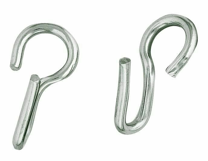 Weaver Leather Curb Chain Hooks Stainless Steel
