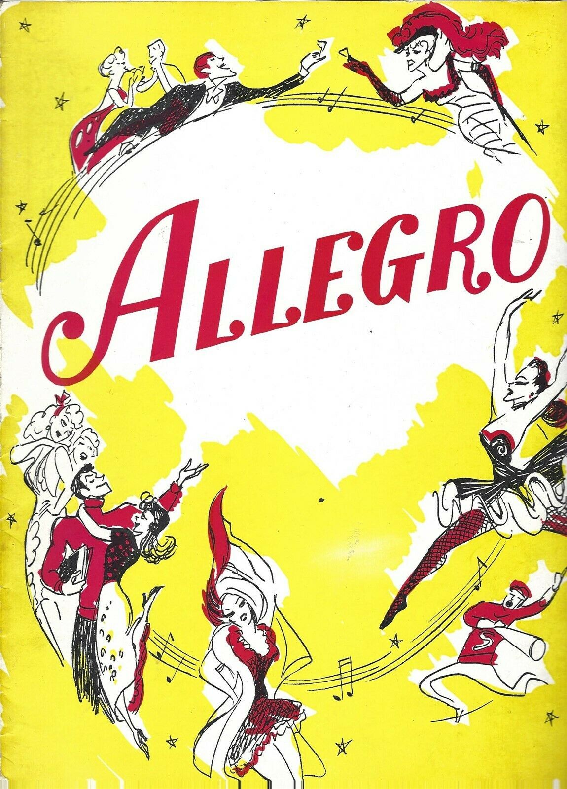 Allegro Souvenir Program Book, Rodgers & Hammerstein Ii, Agnes De Mille, 1947