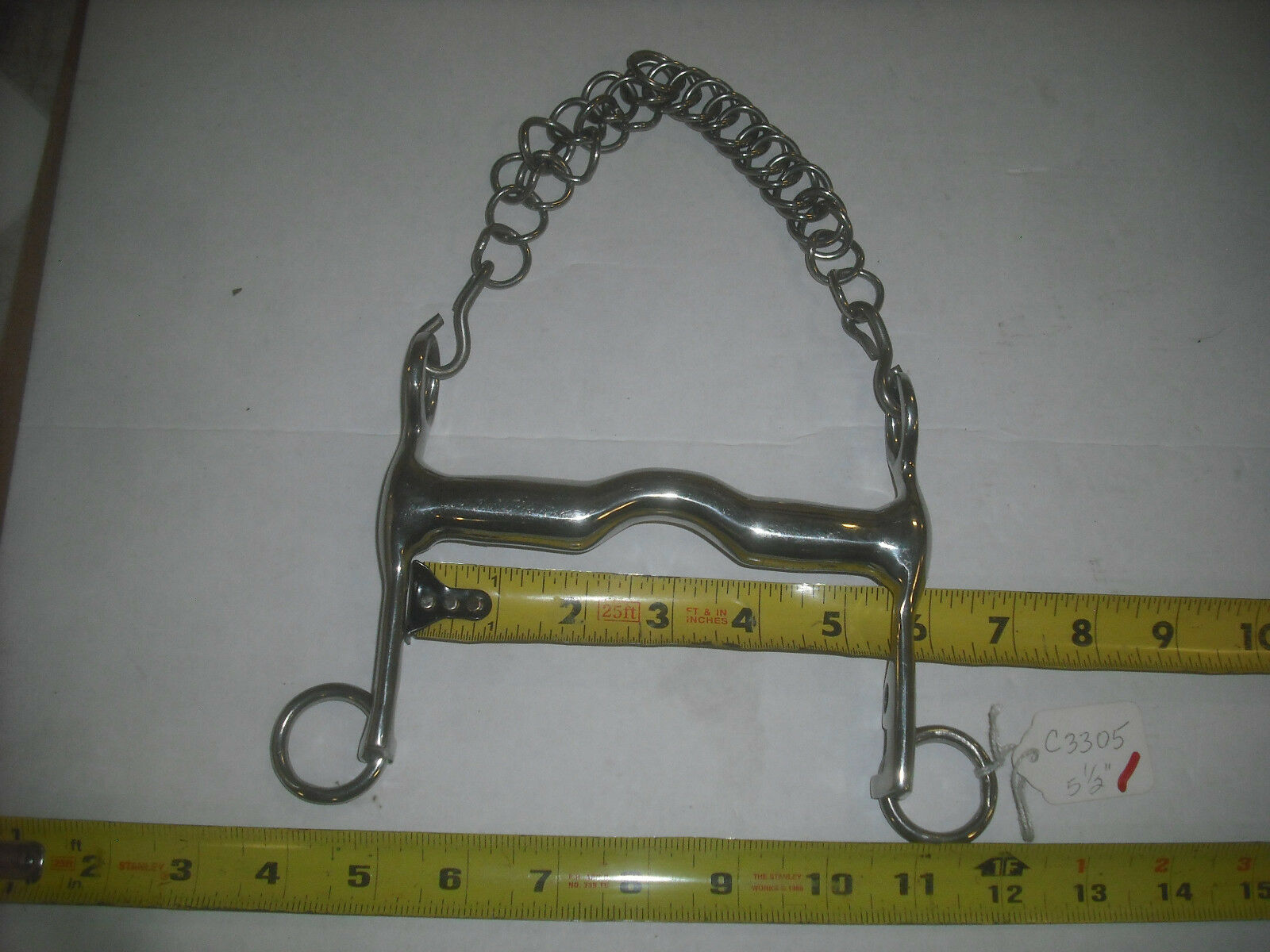 New Stainless Steel Hollow Mouth Weymouth Bit Horse Tack Equine
