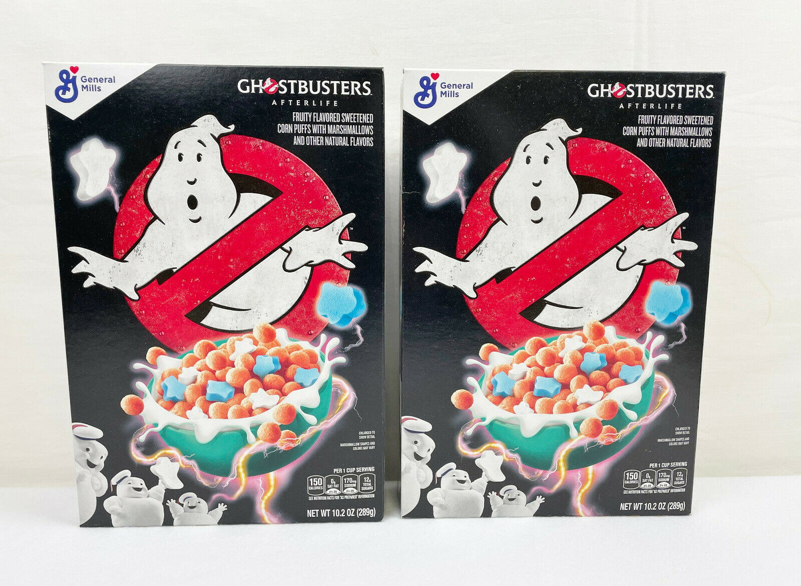 2 General Mills Ghostbusters Afterlife Cereal - New - 2021