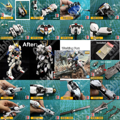 For Mg 1/100 Asw-g-08 Gundam Barbatos Metal Details Parts Photo Etched Sheet Ibo