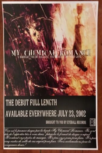 Vintage My Chemical Romance I Brought You My Bullets Release Promo Poster (D)