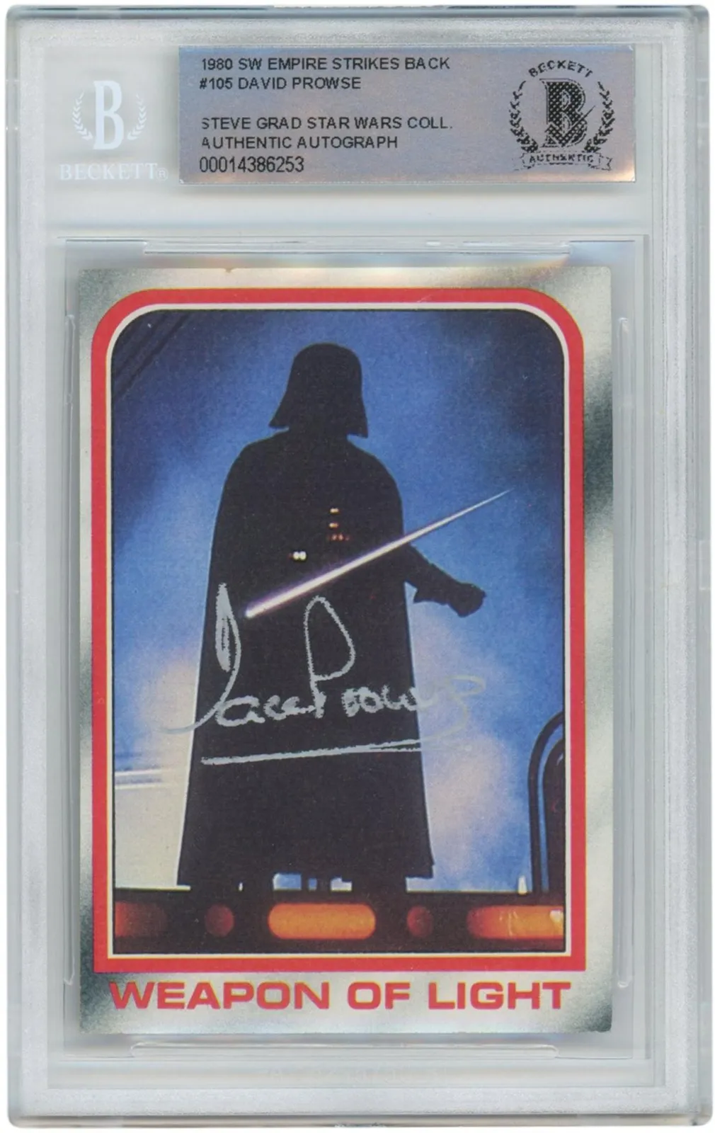 David Prowse Star Wars Trading Card Item#12302385