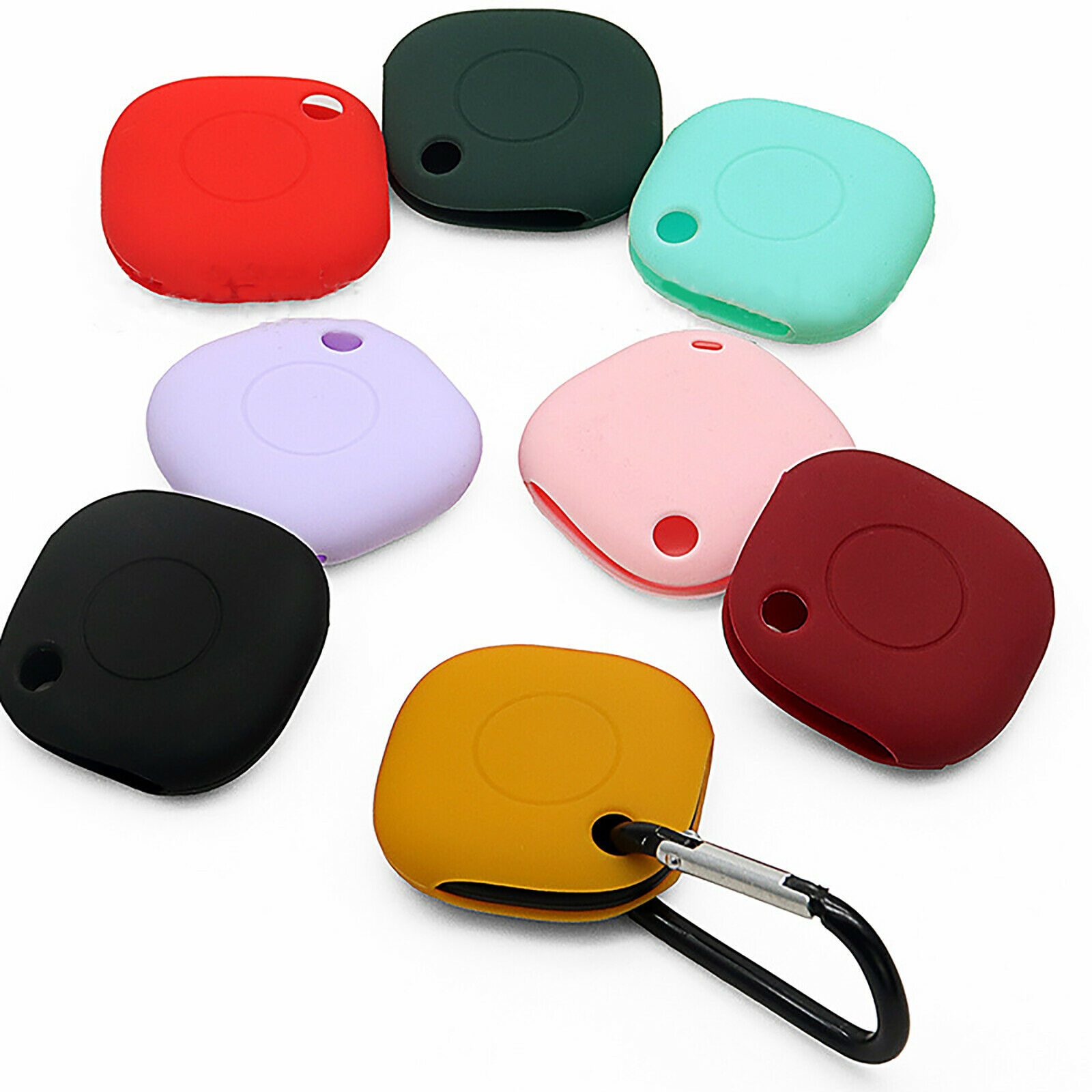 For Galaxy SmartTag Model Soft Protective Cover w/ Hook Portable Case Sleeve