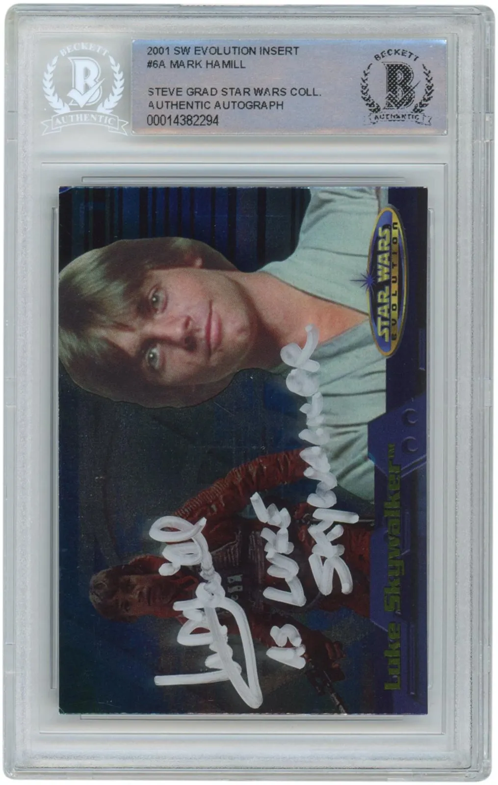 Mark Hamill Star Wars Trading Card Item#12304693