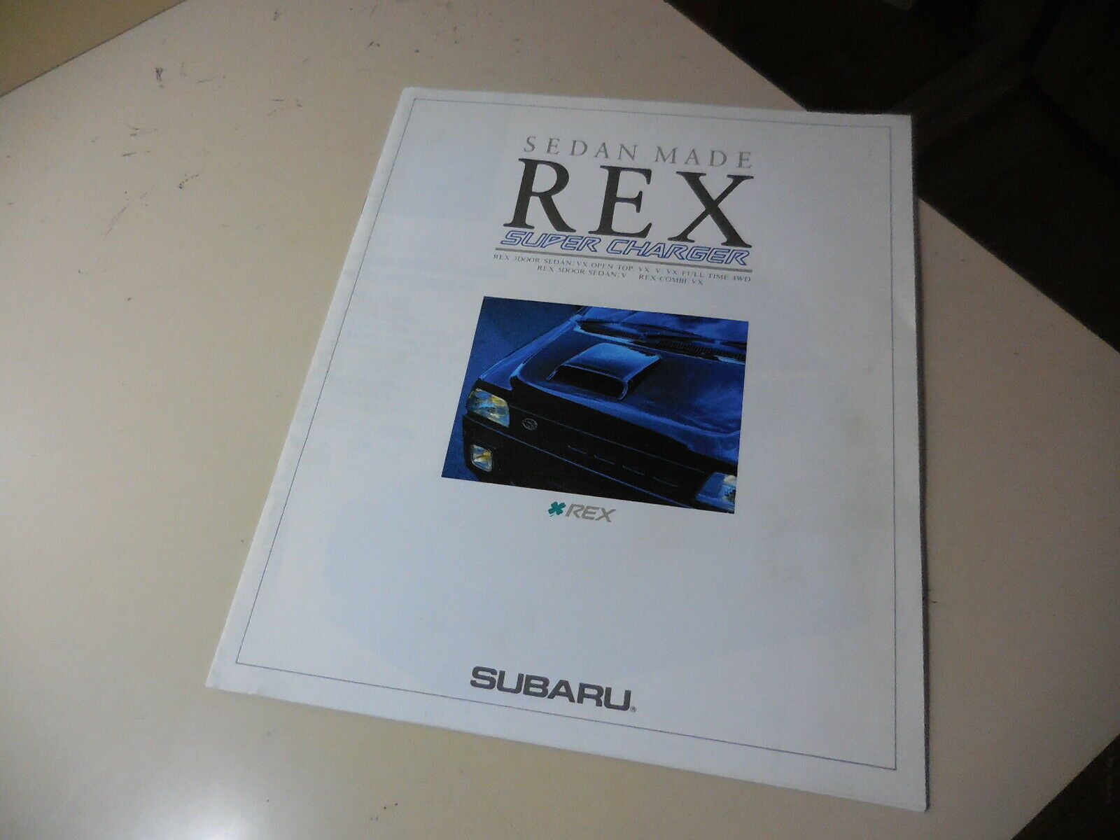 Subaru Rex Super Charger Japanese Brochure 1989/06  Kh1 Kh2 Kp1 En05