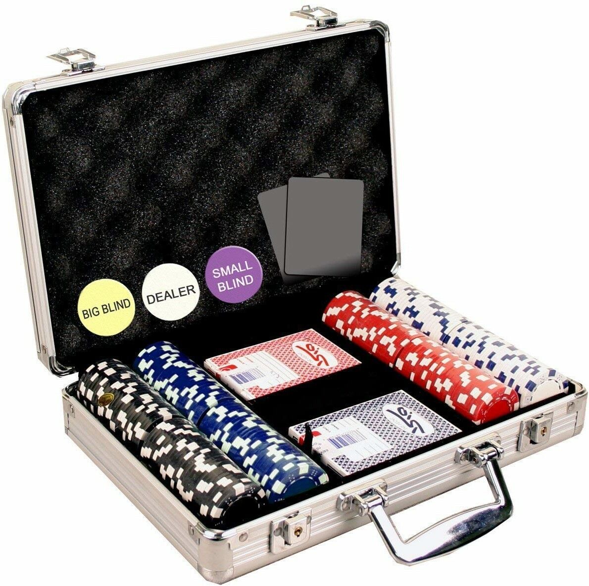 DA VINCI 200 Dice Stripe Poker Chip Set