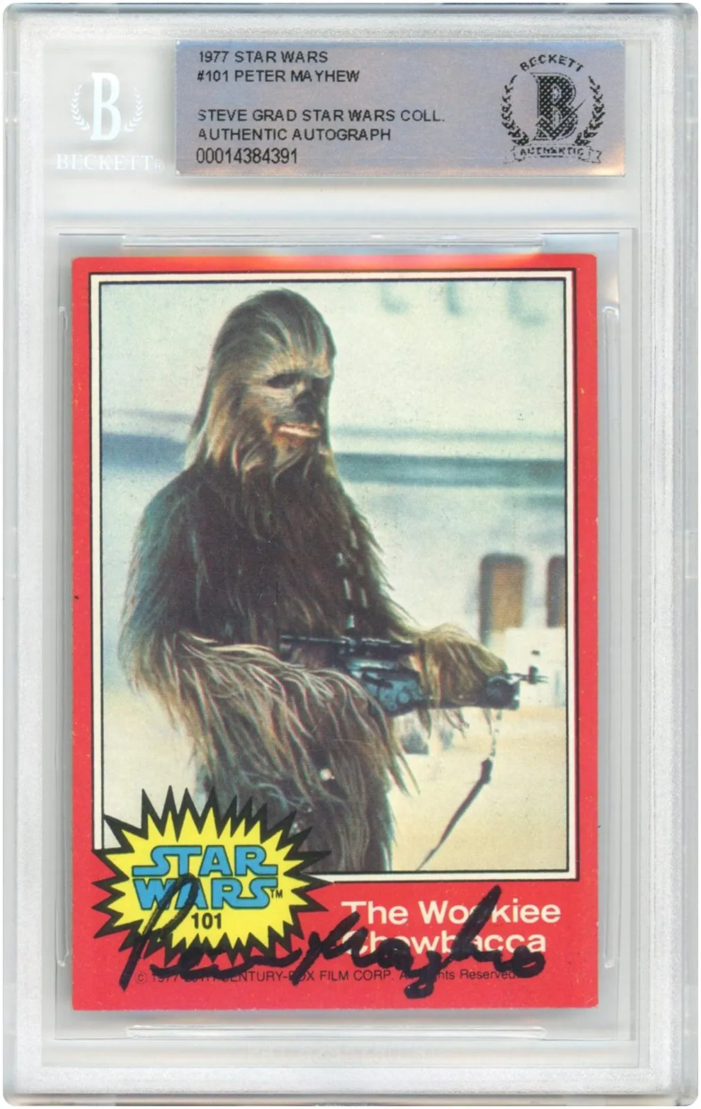 Peter Mayhew Star Wars Trading Card Item#12304766