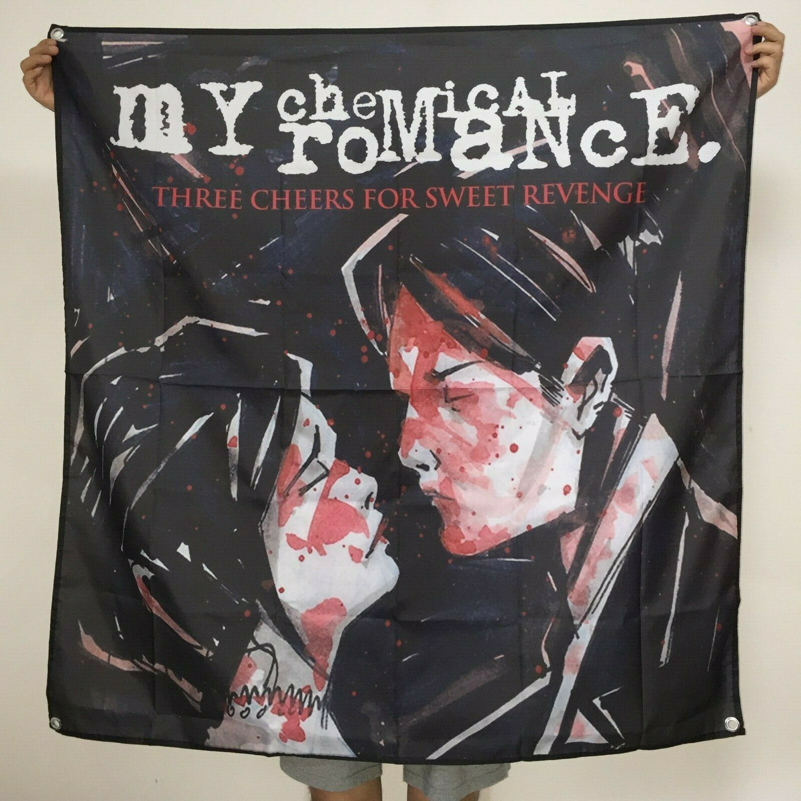 My Chemical Romance Banner Three Cheers For Sweet Revenge Tapestry Flag Poster