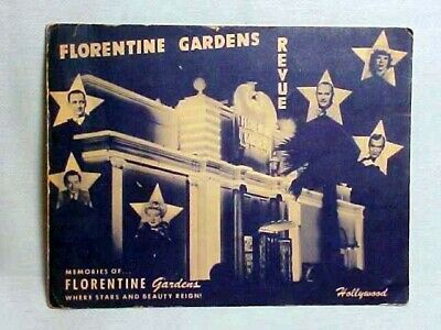 Vintage 1947 FLORENTINE GARDENS Hollywd Souvenir Photo ~ PINKY LEE Autographed