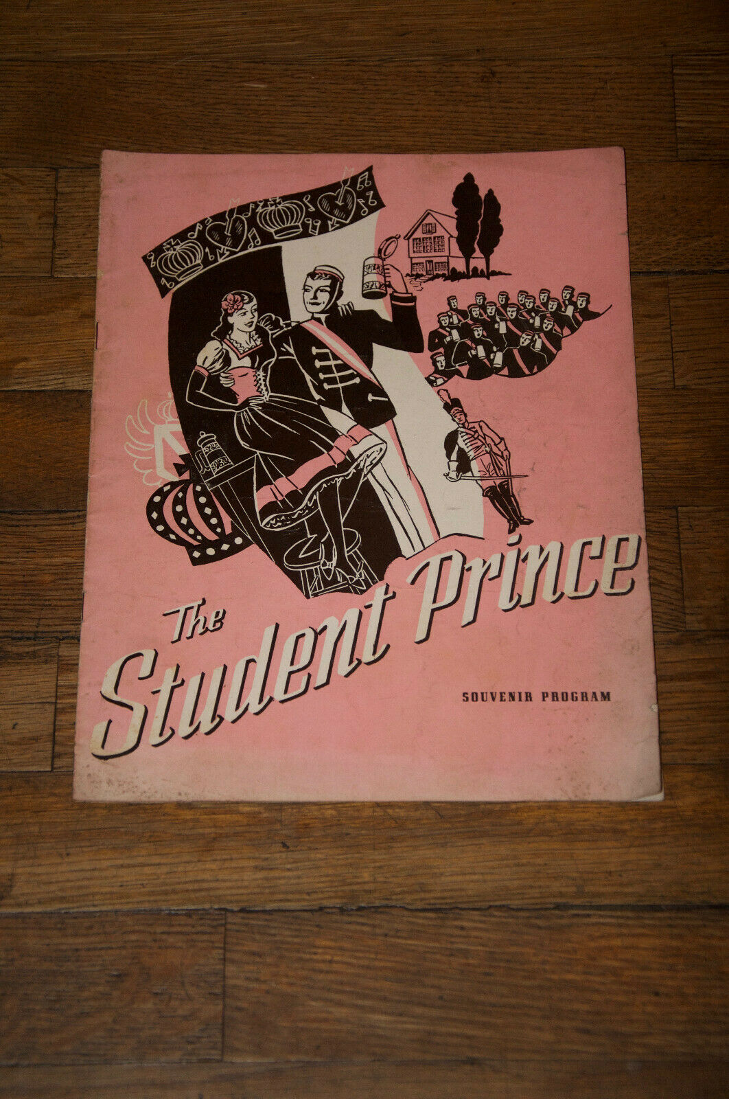 The Student Prince Souvenir Program Sigmund Romberg Shubert Production Used