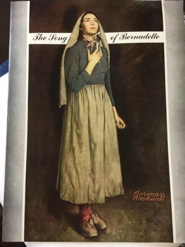 1940s Souvenir Playbook For The Long Of Bernadette Play Featuring Jennifer Jones