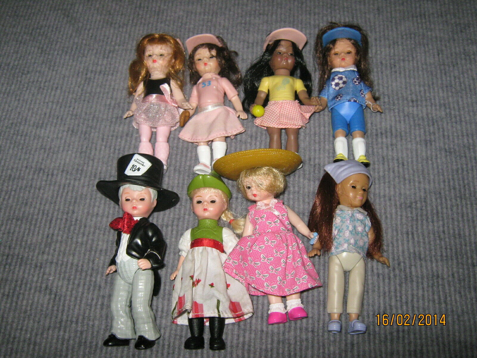 8 Madame Alexander McDonald's Dolls