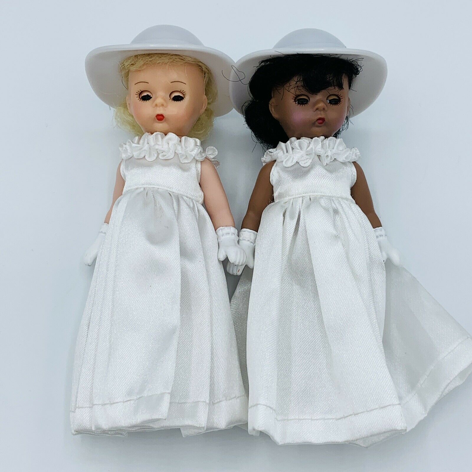 Madame Alexander Doll 5" Mcdonalds Memories Of A Lifetime Bride Lot Of 2 Girls