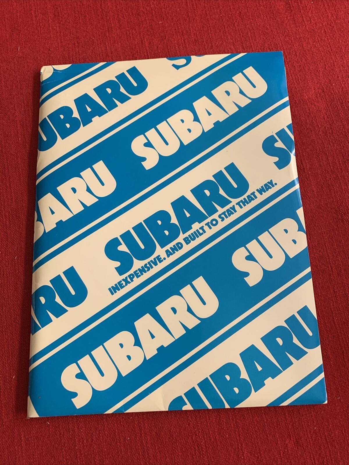 ORIGINAL VINTAGE BROCHURE SUBARU PRESS RELEASE KIT 1979