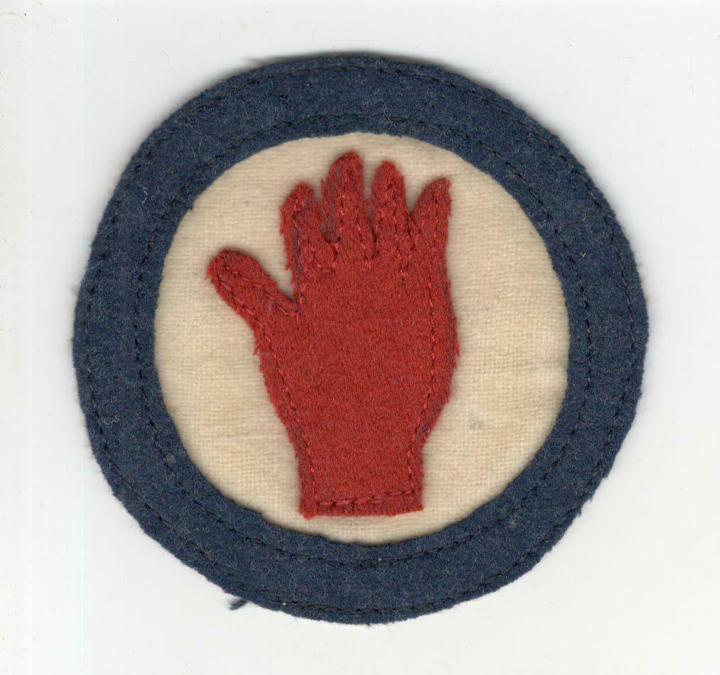 2-3/4" Ww 1 Us Army 93rd Division Patch Inv# Q239