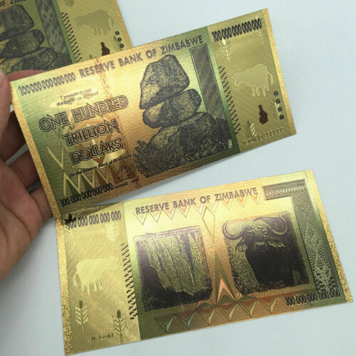 100 Trillion Zimbabwean Dollar Commemorative Banknote Non-currency Collection s7