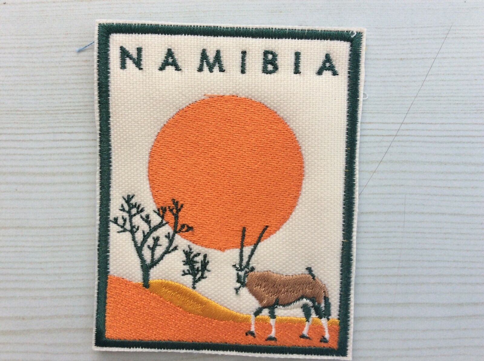 Patch Namibia Desert Africa Orix Souvenir