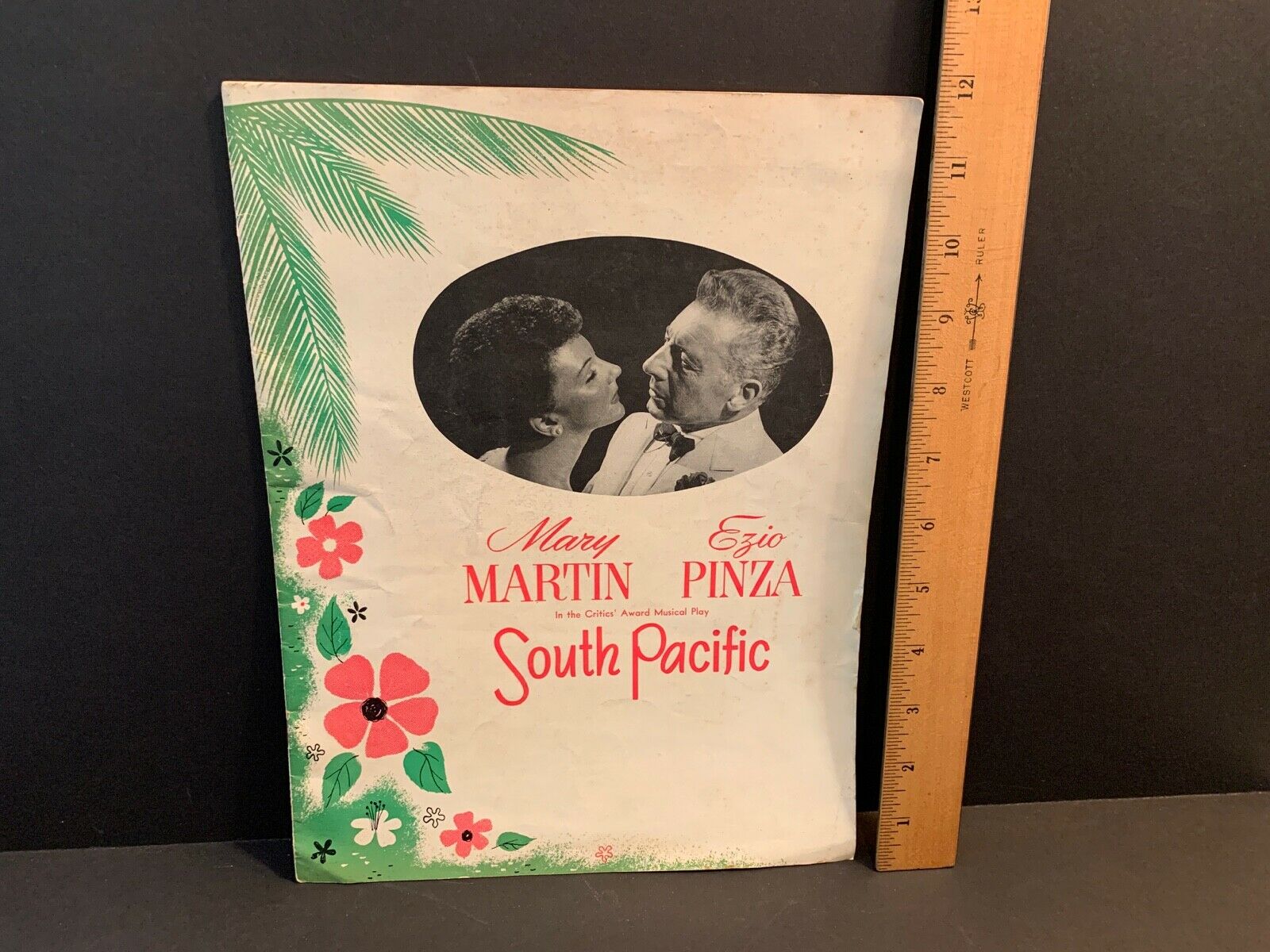 Vintage Program Mary Martin Ezio Pinza, South Pacific