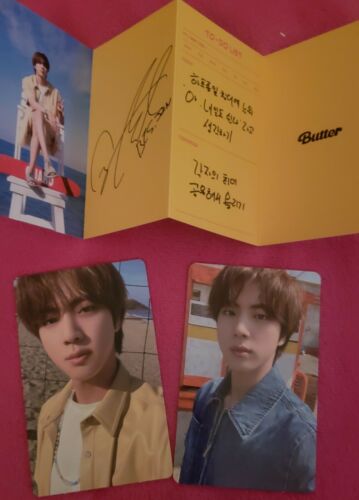 BTS JIN photocard set