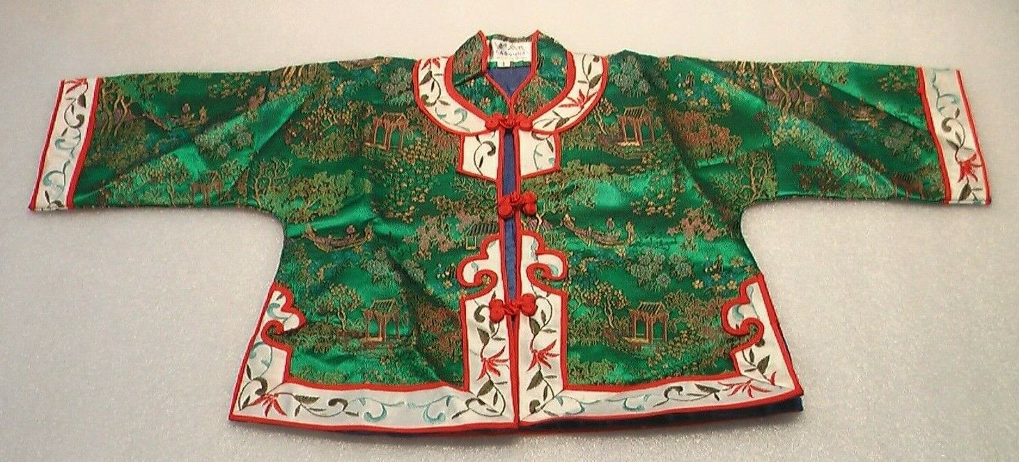 Child's Brocade Small Jacket Chinese Asian Traditional Kimono Costume Laogudai