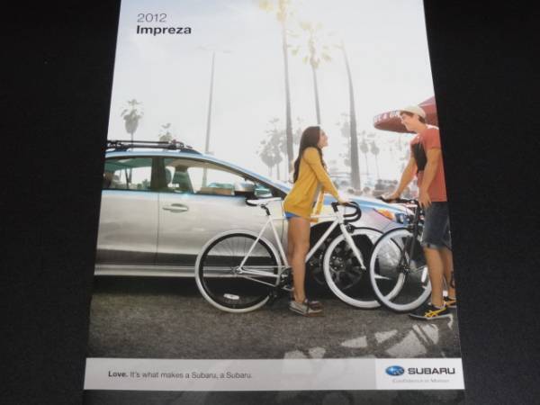 Subaru Catalogue Impreza Usa 2012
